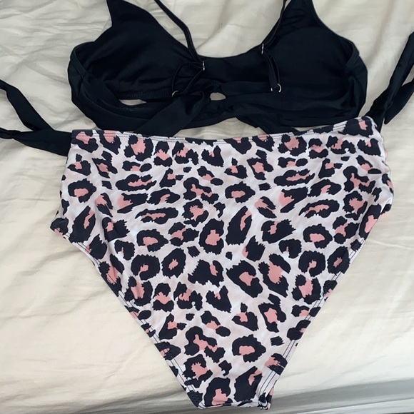 Criss Cross High waist cheetah bikini ! - Picture 5 of 7